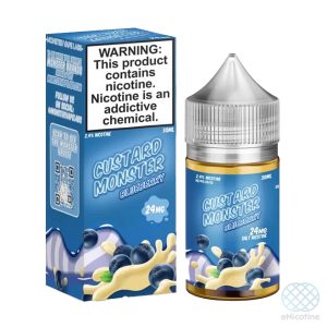 Blueberry – salt nicotine e-liquid by Custard Monster 30ml