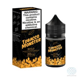 Bold – salt nicotine e-liquid by Tobacco Monster 30ml