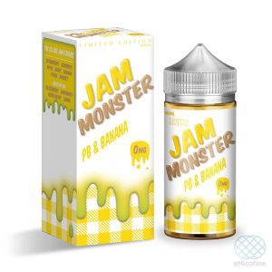 PB & Banana – freebase e-liquid by Jam Monster 100ml