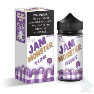 PB & Grape – freebase e-liquid by Jam Monster 100ml