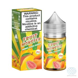 Mango Peach Guava – salt nicotine e-liquid by Fruit Monster 30ml
