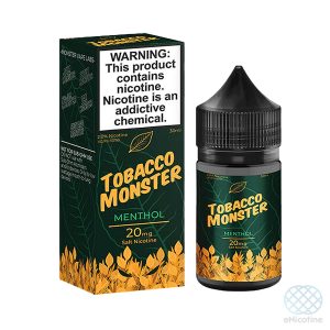 Menthol – salt nicotine e-liquid by Tobacco Monster 30ml