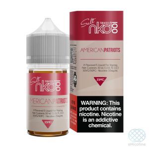 American Patriots – salt nicotine e-liquid by Naked 30ml