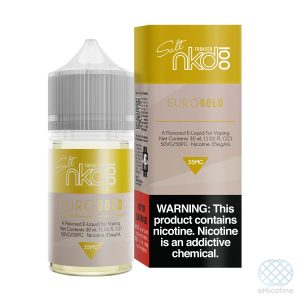 Euro Gold – salt nicotine e-liquid by Naked 30ml