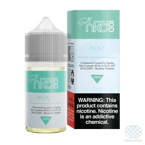 Mint – salt nicotine e-liquid by Naked 30ml
