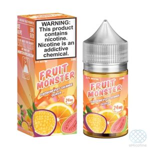 Passionfruit Orange Guava – salt nicotine e-liquid by Fruit Monster 30ml