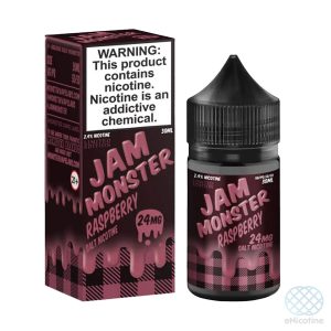 Raspberry – salt nicotine e-liquid by Jam Monster 30ml
