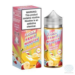 Strawberry Banana Ice – freebase e-liquid by Frozen Fruit Monster 100ml